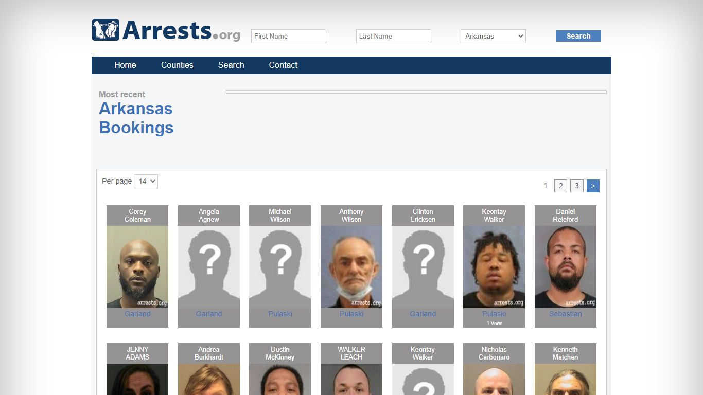 Arkansas Arrests and Inmate Search